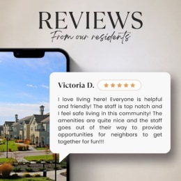 a resident review graphic